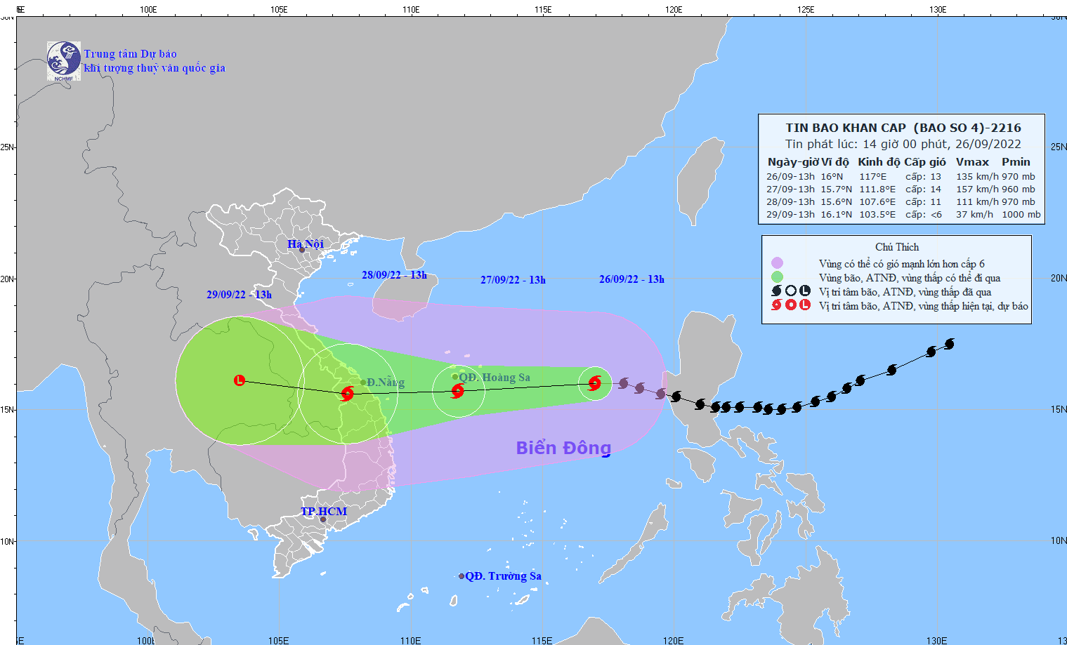 Khi bão số 4 vào đất liền, khả năng gió mạnh tương đương bão Xangsane - Ảnh 1.