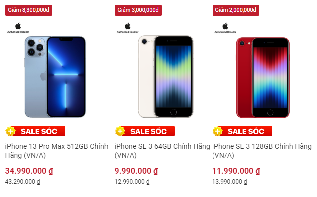 Cận ngày mở bán iPhone 14, loạt iPhone 13 Pro Max, iPhone 11 tiếp tục sụt giá - Ảnh 1.