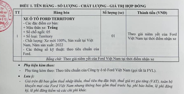  Ford Territory về đại lý trước giờ G: Lắp tại Việt Nam, ra mắt đầu tháng 10 với giá hơn 800 triệu  - Ảnh 2.