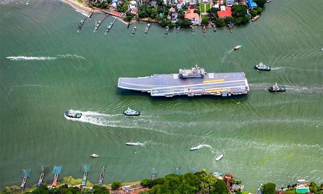 ‘Thành phố nổi INS Vikrant - sức mạnh mới của Hải quân Ấn Độ - Ảnh 1.