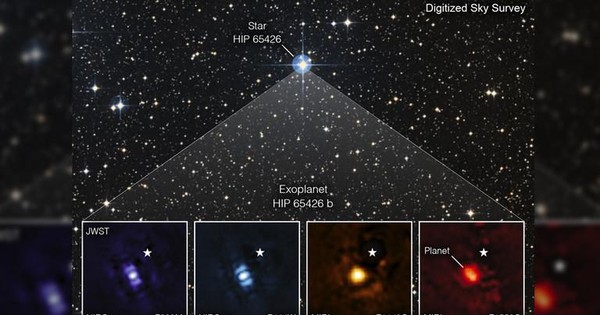 Kính viễn vọng James Webb cho thấy hình ảnh đầu tiên về hành tinh bên ngoài hệ mặt trời - Ảnh 1.