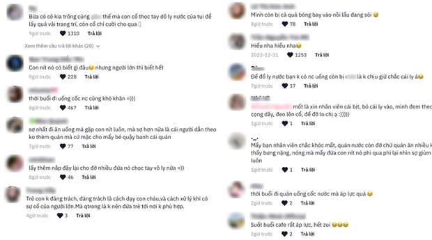 Cô gái đi cà phê phải “ôm” chặt cốc nước vì sợ bị trẻ em trong quán làm đổ, dân mạng dở khóc dở cười nhưng ai cũng đồng cảm - Ảnh 2.