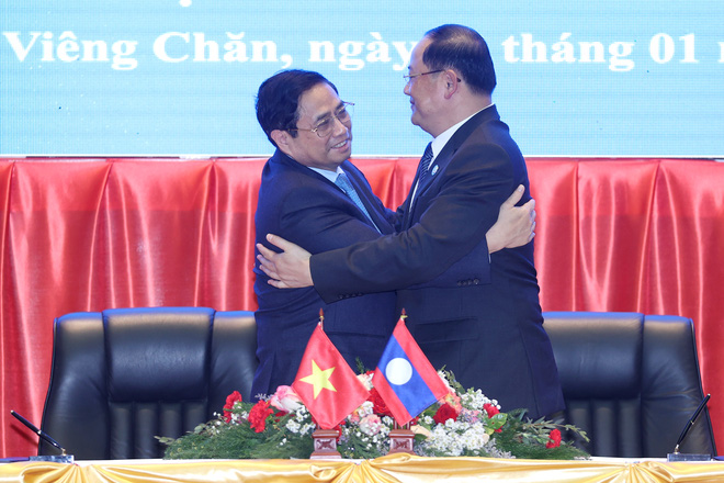 Thủ tướng Phạm Minh Chính: Việt - Lào không thể thiếu nhau - Ảnh 1.