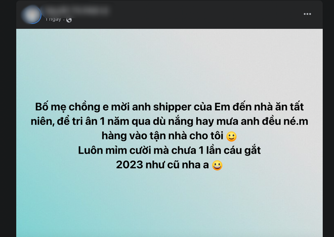 Bạn trẻ hào hứng trend Mời anh shipper ăn tất niên, mời giỡn nhưng yêu quý là thiệt - Ảnh 2.