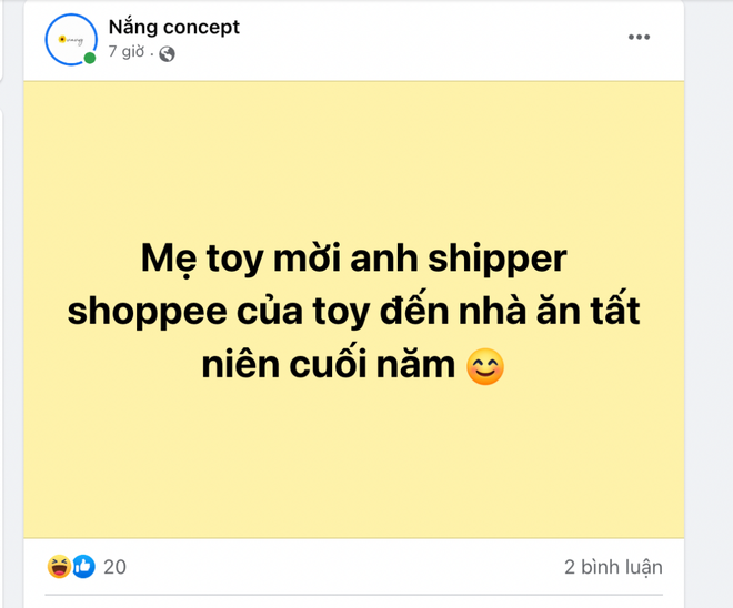 Bạn trẻ hào hứng trend Mời anh shipper ăn tất niên, mời giỡn nhưng yêu quý là thiệt - Ảnh 1.