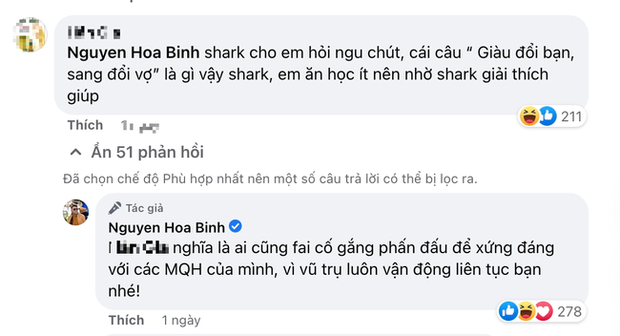 Dân mạng nhờ giải nghĩa thành ngữ Giàu đổi bạn sang đổi vợ, Shark Bình đáp trả khiến dân tình phẫn nộ - Ảnh 2.