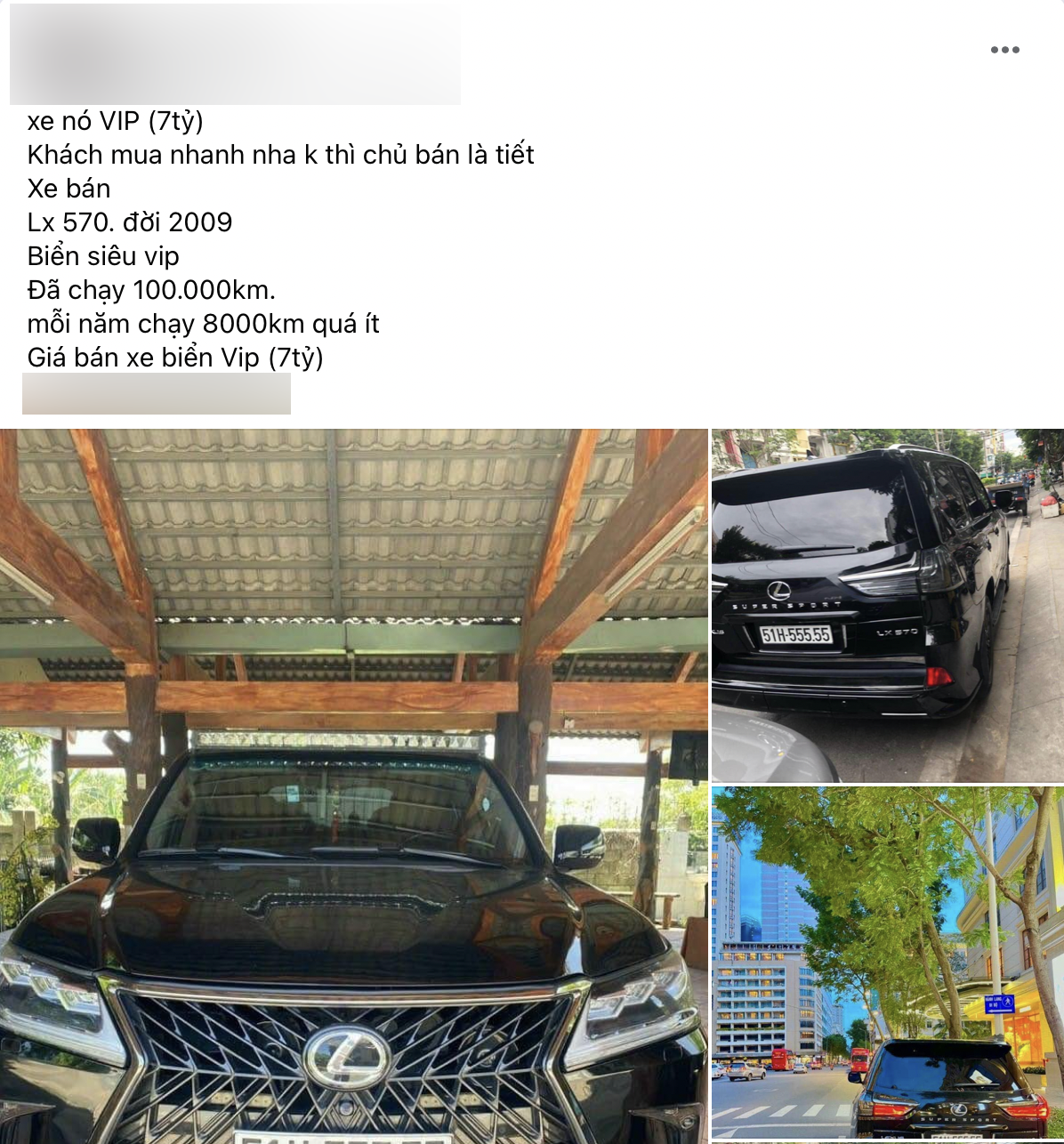 Lexus LX 570 14 năm tuổi, chạy 100.000km được chào giá 7 tỷ đồng nhờ vào biển số ‘khủng’ - Ảnh 1.