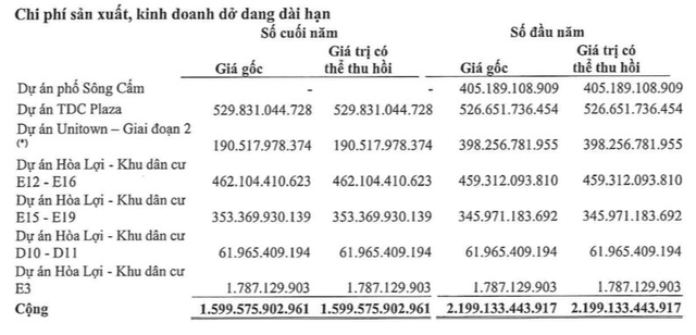  Doanh thu BĐS sụt giảm 99%, Becamex TDC báo lỗ hơn trăm tỷ  - Ảnh 3.