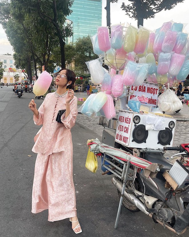 Min tích cực lăng xê trang phục truyền thống xuyên 4 ngày Tết, xinh xắn trẻ trung thế này ai ngỡ đã U40 - Ảnh 4.