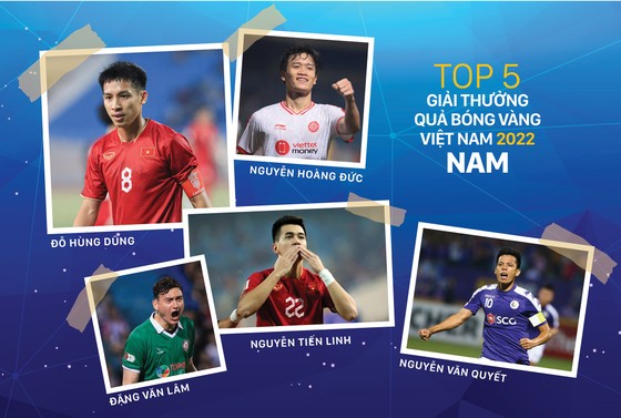Tốp 5 giải thưởng Quả bóng vàng Việt Nam 2022 - Ảnh 1.