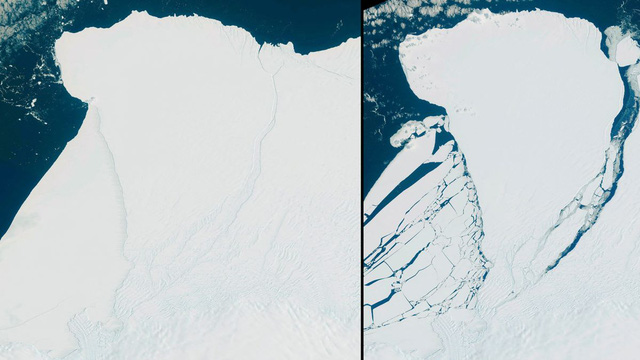 Tảng băng trôi có kích thước bằng London tách ra ở Nam Cực - Ảnh 2.