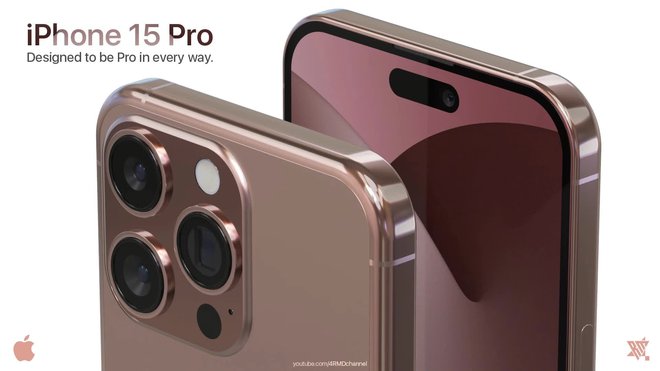 Cận cảnh iPhone 15 Pro màu hồng đẹp không tì vết, lột xác với thiết kế bo cong - Ảnh 13.