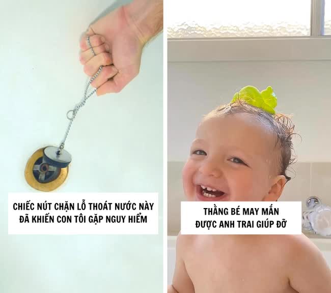 Bé trai 2 tuổi gặp nguy hiểm vì thứ này trong nhà tắm, cha mẹ tuyệt đối không được chủ quan - Ảnh 1.