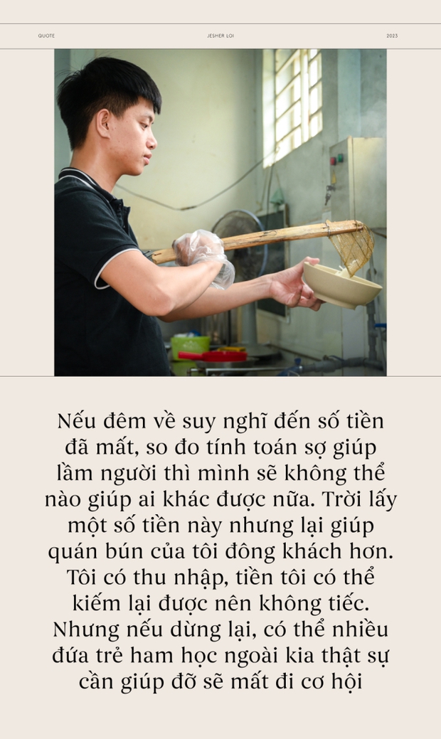 Ông chủ quán bún bò gần 20 năm nuôi hàng chục sinh viên ăn học: Tôi không có vợ con nên tự do. Tôi muốn giúp ai thì giúp! - Ảnh 7.