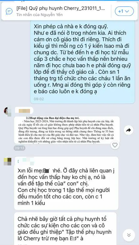 Mẹ phản đối đóng 400 nghìn đồng tiền quỹ phát sinh, con bị dọa cho ra rìa hoặc phải chuyển trường, chuyển lớp - Ảnh 1.