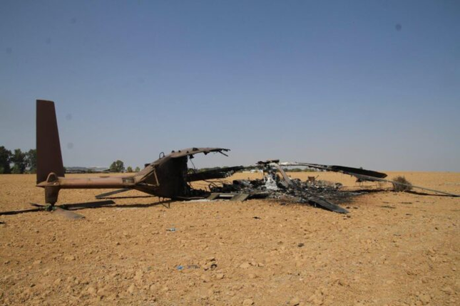 Xuất hiện hình ảnh trực thăng của không quân Israel bị lực lượng Hamas bắn hạ - Ảnh 3.