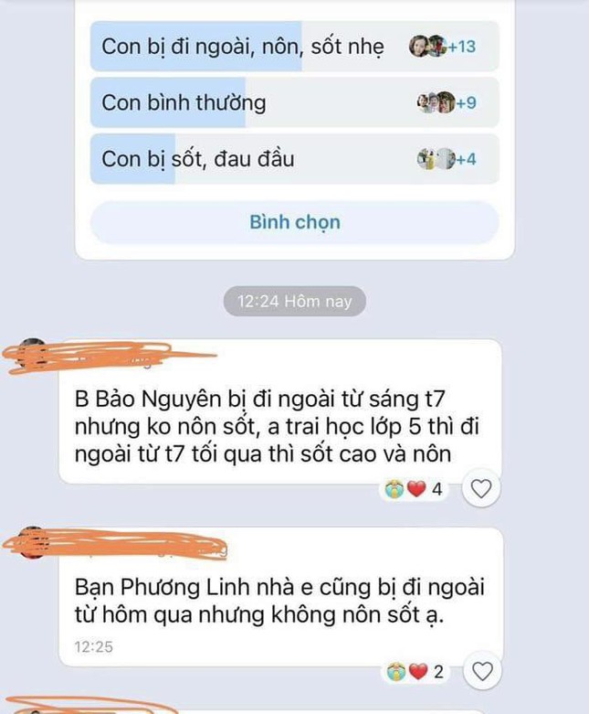 Hà Nội: Nhiều học sinh đau bụng, buồn nôn sau bữa ăn bán trú - Ảnh 2.