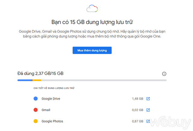 Làm gì khi dung lượng Google Drive và Gmail bị đầy? - Ảnh 1.