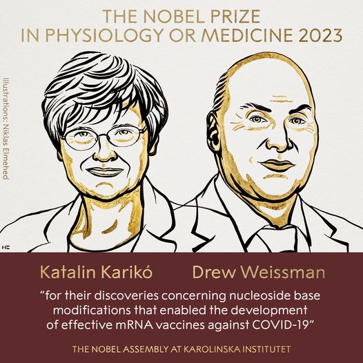 Giải Nobel Y học 2023 gọi tên Chủ nhân giải thưởng VinFuture - Ảnh 1.