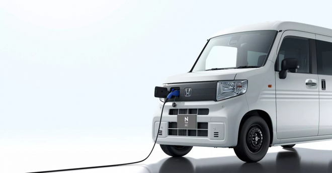 Honda ra mắt mẫu xe hình hộp N-Van phiên bản chạy điện - Ảnh 1.