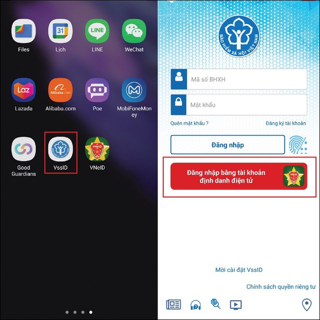 Quên số BHXH dài và khó nhớ đi, đây là cách đăng nhập VssID bằng tài khoản VNeID cực kỳ dễ dàng! - Ảnh 3.