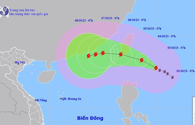 Bão rất mạnh sắp tiến vào Biển Đông, các tỉnh từ Quảng Ninh đến Khánh Hòa chuẩn bị ứng phó - Ảnh 1.