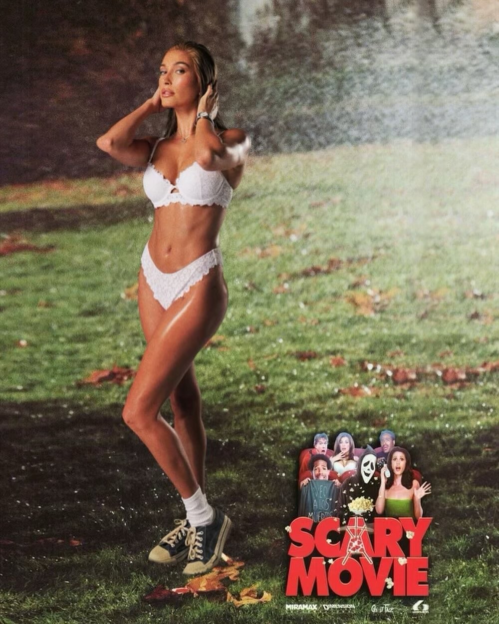 Ảnh nội y của vợ Justin Bieber trong dịp Halloween gây bão mạng - Ảnh 3.