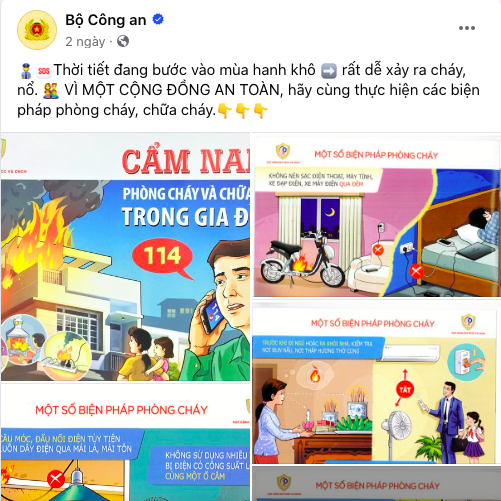 Bộ Công an công bố kênh Facebook chính thức - rất nhiều cảnh báo nóng về tội phạm mới người dân cần biết - Ảnh 3.