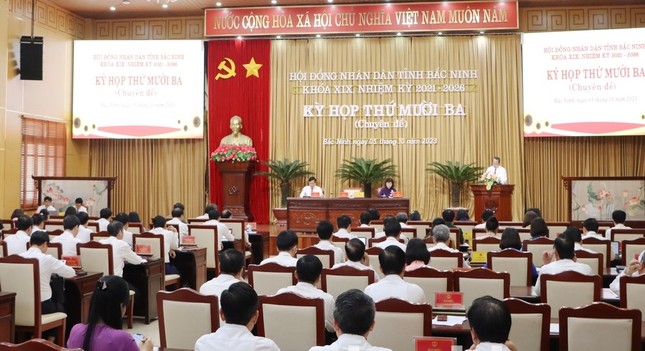 Bắc Ninh lấy phiếu tín nhiệm nhiều lãnh đạo chủ chốt - Ảnh 1.