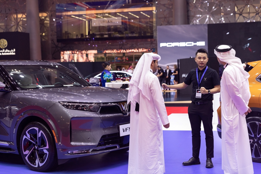 VinFast giới thiệu 4 mẫu ô tô điện ở Geneva International Motor Show Qatar 2023 - Ảnh 4.