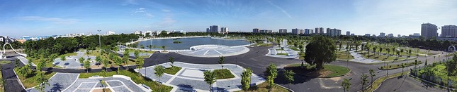 Mãn nhãn với công viên gần 100 tỷ sắp hoàn thiện chào mừng 20 năm thành lập quận Long Biên - Ảnh 16.