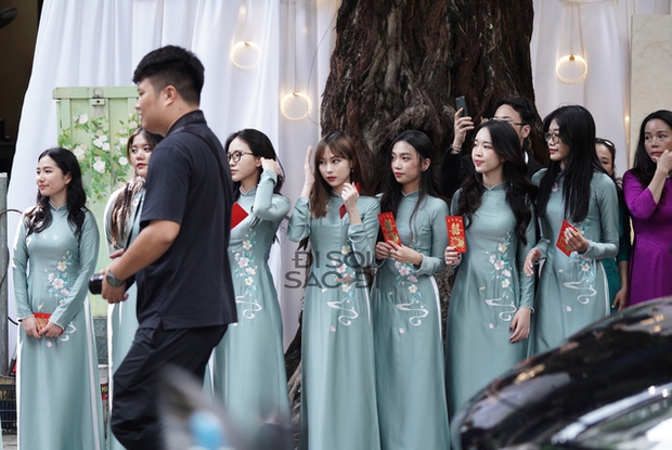 Nhan sắc qua cam thường hội bạn thân cô dâu Doãn Hải My: Mai Hà Trang trắng phát sáng, Hoà Minzy xuất hiện phút chót - Ảnh 6. Nhan sắc qua cam thường hội bạn thân cô dâu Doãn Hải My: Mai Hà Trang trắng phát sáng, Hoà Minzy xuất hiện phút chót - Ảnh 6.