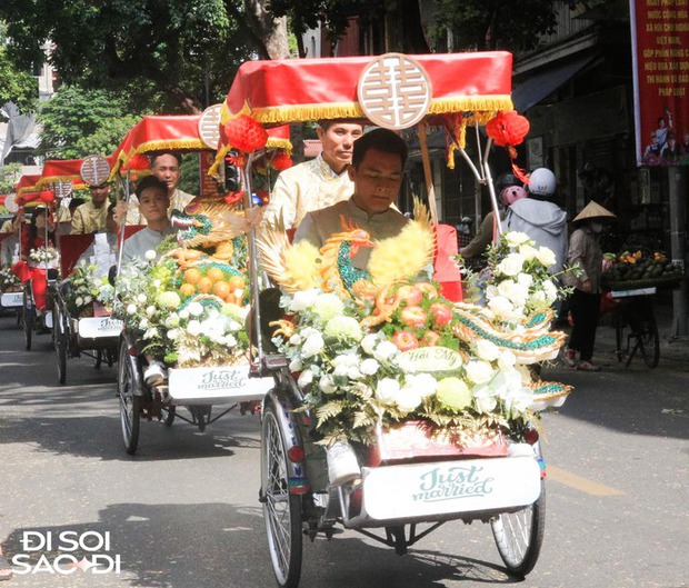  Hot: Nhà Đoàn Văn Hậu ngồi xích lô đưa lễ vật vào nhà Doãn Hải My ăn hỏi - Ảnh 7.