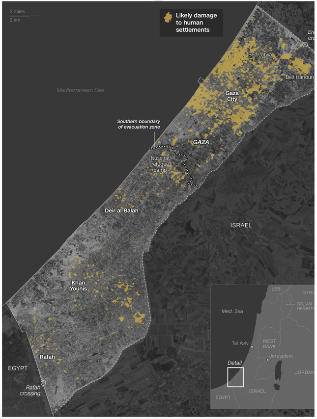 Israel úp mở khả năng tiến vào miền nam Dải Gaza - Ảnh 1.