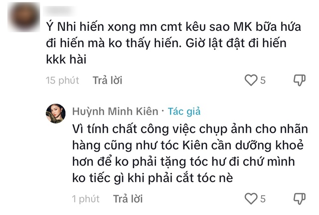 Bị mỉa mai bắt chước Hoa hậu Ý Nhi hiến tóc, Minh Kiên đáp trả 1 câu rõ sự tình - Ảnh 5.