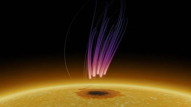 Lần đầu tiên các nhà thiên văn phát hiện cực quang trên mặt trời - Ảnh 1.
