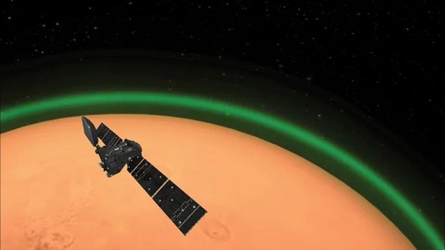 Các phi hành gia trên sao Hỏa có thể nhìn thấy bầu trời xanh một cách kỳ lạ vào ban đêm - Ảnh 1.