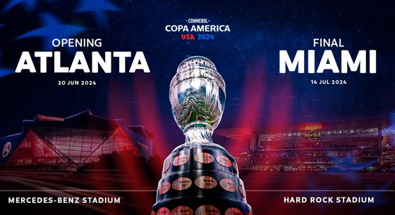 Copa America 2024: Atlanta đăng cai trận khai mạc, chung kết tại Miami - Ảnh 1.
