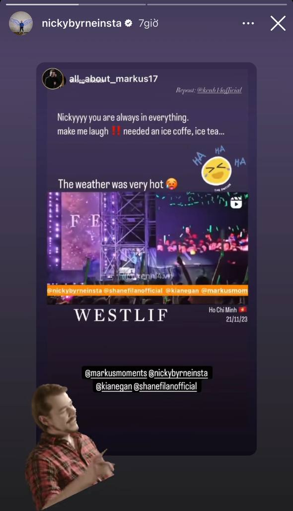 Westlife xả ảnh 2 đêm concert hoành tráng: Khoảnh khắc lá cờ Việt Nam - Ireland bên nhau khiến fan nức lòng! - Ảnh 3.