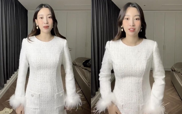 Đỗ Mỹ Linh lộ vóc dáng mũm mĩm trên livestream, nhưng nhan sắc thật của gái một con mới gây chú ý - Ảnh 1.