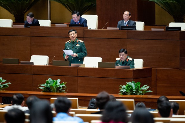 Đại tướng Phan Văn Giang: Phải có chính sách tiền lương, thưởng, nhà ở,... để thu hút nhân tài cho công nghiệp quốc phòng - Ảnh 5.