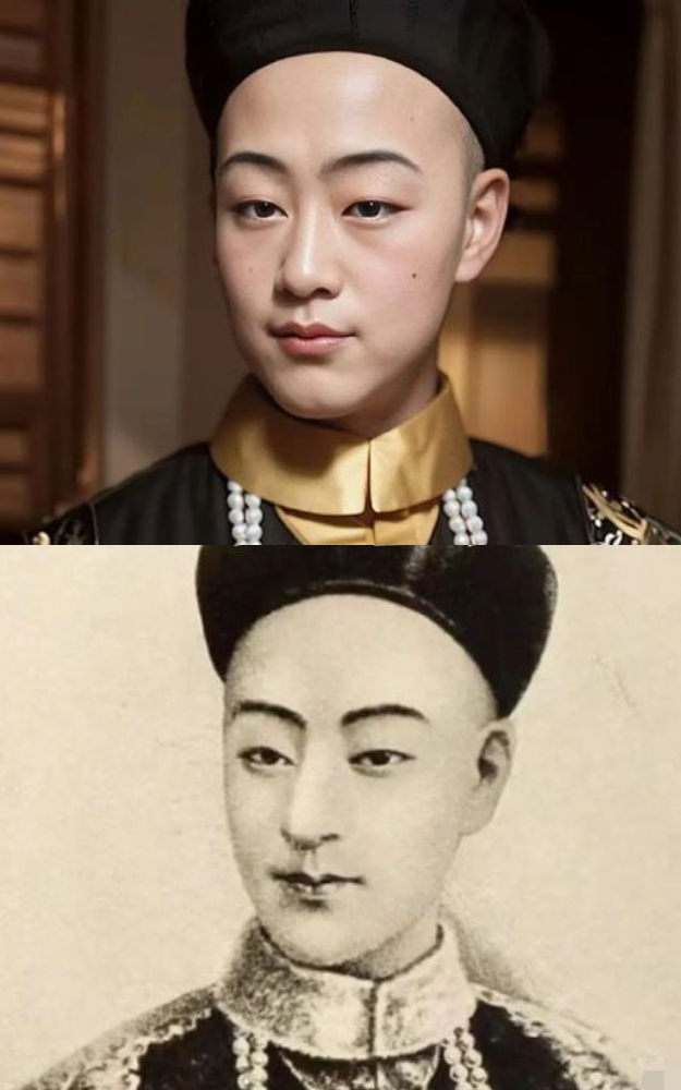 AI hồi sinh chân dung các Hoàng đế nhà Thanh: Càn Long trẻ trung hoạt bát, bất ngờ nhất là nhan sắc của Quang Tự - Ảnh 7.