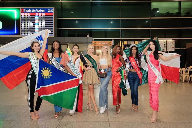 Dàn thí sinh Miss Earth 2023 diện áo dài khi đến Việt Nam  - Ảnh 5.