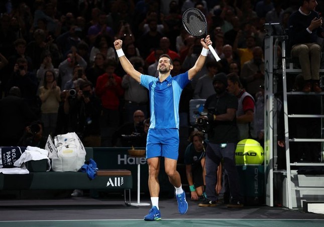 Vô địch Paris Masters, Novak Djokovic có danh hiệu Masters 1000 thứ 40 trong sự nghiệp - Ảnh 1.