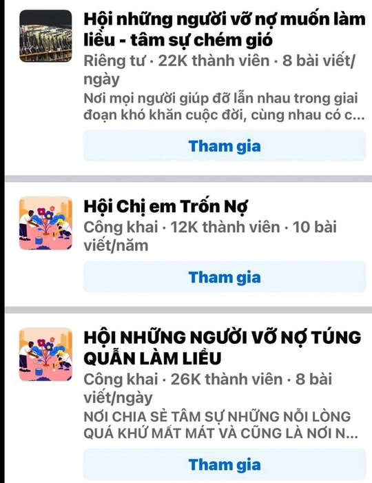 Hướng dẫn tự tử, vỡ nợ muốn làm liều... - tràn lan hội nhóm quái đản trên Facebook - Ảnh 1.