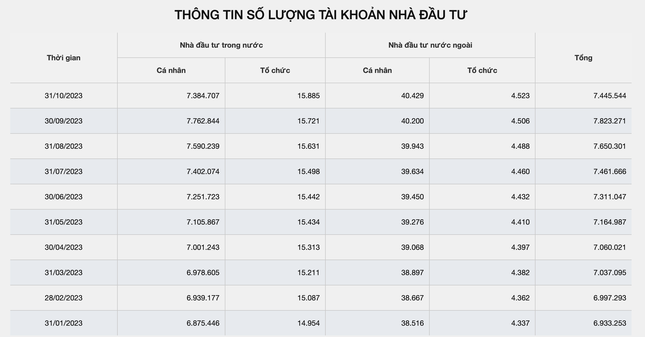 Chưa từng có: Gần 380.000 tài khoản chứng khoán biến mất - Ảnh 1.