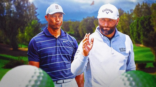 Tiger Woods, Jon Rahm và cuộc chiến chống lại tiếng gọi đồng tiền - Ảnh 1.