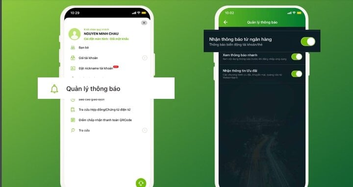 Cách nhận thông báo biến động số dư - Ảnh 2.