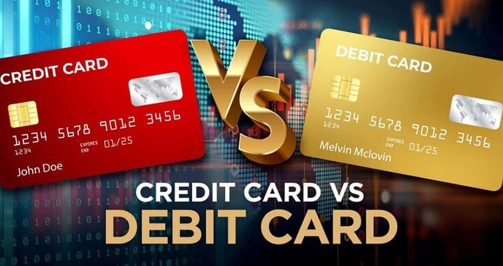 Khác biệt giữa thẻ ghi nợ và thẻ tín dụng - Ảnh 2. Khác biệt giữa thẻ ghi nợ và thẻ tín dụng - Ảnh 2.
