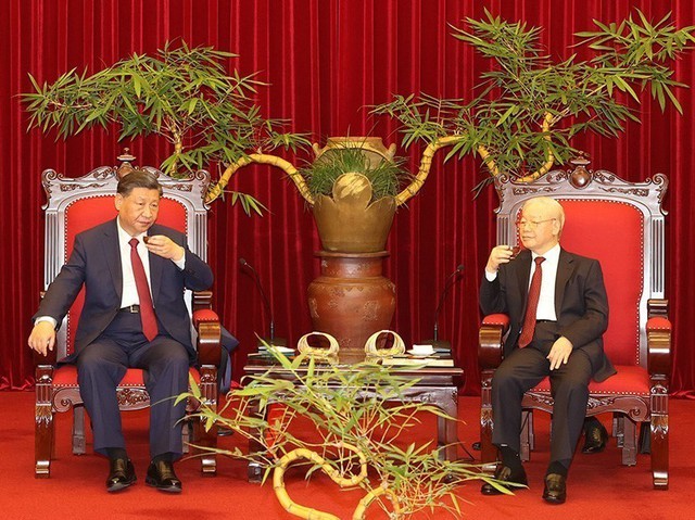 Tổng Bí thư Nguyễn Phú Trọng mời Tổng Bí thư, Chủ tịch Tập Cận Bình thưởng thức 3 loại trà - Ảnh 2.